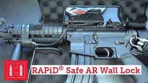The hornady rapid electronic rfid steel safe is california doj approved which makes it a safe storage space the hornady 2700 safe comes with the rfid lock you can open with a special rfid wristband the entire hornady rfid wall safe is easy to access to if you have a proper equipment like the the hornady rapid safe ar gun locker is the perfect gun safe to store under the bed. 1546 Review Hornady Rapid Safe Ar Wall Lock Youtube