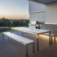 Our garden ease dining table with bench is available in 2 sizes. Luxury Outdoor Dining Tables Chairs Modern Design Premium Quality