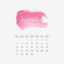 September 2020 Calendar Clipart Vector Png Element Wtaercolor Juillet White Lovely Frame Png And Vector With Transparent Background For Free Download In 2020 Calendar Clipart Clip Art Calendar