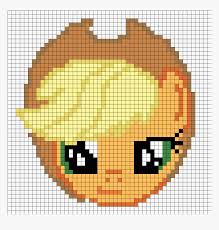 This first perler bead pattern for spring is also the easiest perler bead pattern ever!! Applejack Perler Bead Pattern Bead Sprite Circle Hd Png Download Kindpng