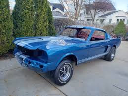 Image result for Sapphire Blue 1966 Mustang