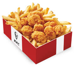 You may or may not be a fan of kfc popcorn chicken and this is obviously marketed as a sharing meal but you can imagine some people will tackle this one on their own. Kfc Chicken Box