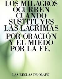 Sustituye Las Lagrimas Por La Oracion Y El Miedo Por La Fe Frases Espirituales Frases Religiosas Palabra De Vida