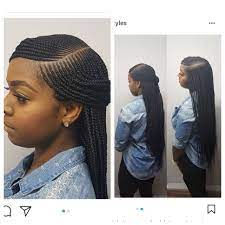 My Style Bangshairstylewavy Braided Hairstyles Scalp Braids With Weave Scalp Braids