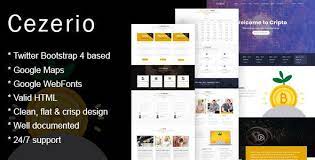 Cezerio Bitcoin Digital Cryptocurrency Template Investing Cryptocurrency Bitcoin