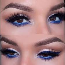 Pin By Yasemin Karagozler On Make Up No Eyeliner Makeup Color Eyeliner Makeup Blue Eye Makeup