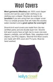 100 Knit Wool Covers For Cloth Diapers Prevent Overnight