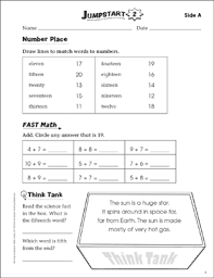 Math can be an easy subject to dislike. Independent Practice Grade 2 Math Jumpstart 2 Printable Skills Sheets Number Puzzles