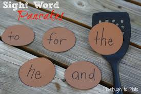 Sight Word Pancakes | Sight words, Sight word games, Teaching kids