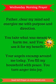 Search for morning prayer for today. Wednesday Morning Prayer Blessings To Start Your Day Christianstt