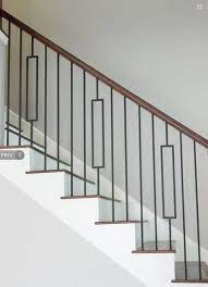 We have the manufacturing capability to produce thousands of stairway designs and styles in over twenty wood species. Iron Stair Balusters Modern Rectangle Metal Spindles For Stairs Satin Black Hollow Core Wrought Iron In 2021 Iron Stair Balusters Modern Stair Railing Iron Stair Railing