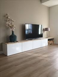 Tvmeubel Homemade Tv Bluefacade Wood Wood Samsung Wohnzimmer Nature Pai Wohnideen Ikea Living Room Home Living Room Living Room Scandinavian