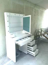 Picture 6 Of 12 Breathtaking Makeup Vanity Desk With Lighted Mirror Design 482 Vanity Desk With Lighted Mirror Diy Vanity Mirror Glam Room Makeup Room Decor