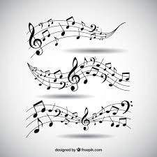 Pack Of Pentagrams And Musical Notes Free Vector Music Drawings Music Tattoos Music Notes