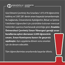 Facebook'ta anadolu üniversitesi açıköğretim sistemi'nin daha fazla içeriğini gör. Anadolu Universitesi Acikogretim Sistemi On Twitter Duyuru Anadoluuniversitesi Aos Acikogretim Sinav