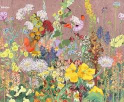 Cedric Morris Wildflower Drawing Fine Art Painting Painting
