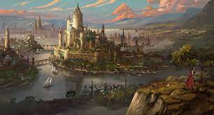 The Windy Keep By Tyler Edlin R Imaginarycastles Fantasy City Fantasy Landscape Fantasy Castle