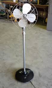 Vintage Hunter Century Metal Blade Extendable Floor Fan Working Rare Floor Fan Modern Fan Vintage Fans