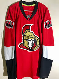 Details About Reebok Authentic Nhl Jersey Ottawa Senators Team Red Sz 52