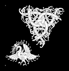 Soon to unleash this animal's identity. The Anatomy Of Viking Style Ringerike 1000 1075 Viking Symbols Celtic Artwork Viking Tattoo Design