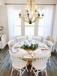 An Easy And Festive Christmas Morning Breakfast Round Dining Table Decor Round Pedestal Dining Table Round Pedestal Dining