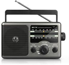 Music from 22,512 radio stations. Amazon Com Am Fm Portable Radio Transistor Radio With 3 5mm Earphone Jack Hight Low Tone Mode Big Speaker Ac Power Or Battery Operated By 4 D Cell Batteries For Home And Outdoor Home Audio