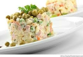 Oliviesalat Wintersalat Olivje Olive Olivierrussischersalat Oliviesalat Wintersalat Olivje Olive Wintersalat Leckere Salat Rezepte Lebensmittel Essen