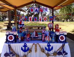 People have a nautical themed baby shower for the little sailor boy and also for the how to play: Nautical Baby Shower Nautical Baby Shower Catch My Party