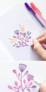 Blending With Gel Pens How To Create Gel Pen Gradients Gel Pens Gel Pen Art Pen Art Drawings
