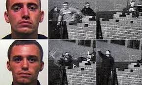 Neighbours at war caught