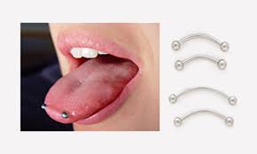 The snake eyes piercing could be your next piercing endeavor! 1 Steel Tongue Curved Snake Eyes Piercing Choose 16g 14g Length 14mm 16mm Ebay