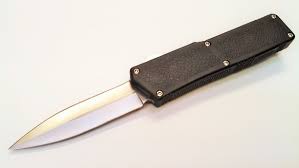 Black Dual Edge Lightning Otf Knife