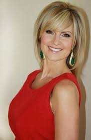 Mom with cute layered haircut