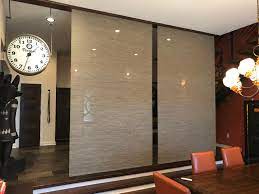 The hanging acoustic partition is widely used in hotel. Motorized Window Shades Double As Room Dividers Electronic House