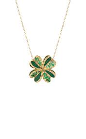Pin By Molika Jeniter On Jewels And Accessories Fine Jewellery Earrings Lucky Clover Emerald Necklace
