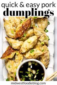 Pork Dumplings Recipe Easy Pork Pork Dumpling Recipes