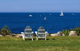 Adirondack Chairs By The Ocean By Monica Scanlan Adirondack Chairs White Adirondack Chairs Adirondack