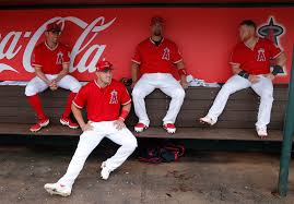 Sending my love for you! Mike Trout Angels Revel In His 360m Extension Only He Was A No Show