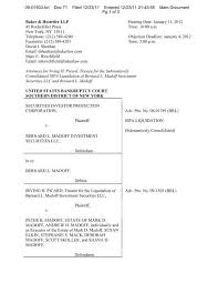 In december of that year, bernie madoff, the former nasdaq chairman and founder of the wall street firm bernard l. Exhibit A Bernard L Madoff Investment Securities Llc Liquidation