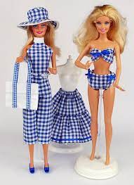 Schnittmuster puppenkleider #dollscouture schnittmuster puppenkleider. Barbiekleidung Mit Bikini Fur Den Urlaub Vintage Barbie Kleidung Puppenkleidung Barbie Kleider