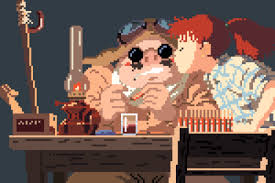 Pixelartus The Power Of Pixel Art Studio Ghibli Ghibli Movies Ghibli