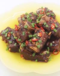 Chinese Style Braised Pork Ribs With Black Beans And Chili Sauce Recipe Pork Porkribs Meat Chinese Recipe Pork Ribs Braised Pork Ribs Chili Sauce