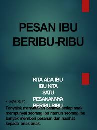 Mulai dari gosip berlian, gosip hutan piutang, bahkan gosip seks. Pesan Ibu Beribu Ribu