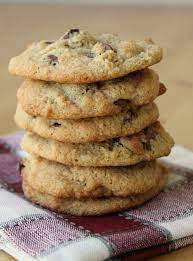 These healthy sugar cookies with almond flour come out thin, slightly crispy, and extremely light. Almond Flour Chocolate Chip Cookies Grain Free Meaningful Eats