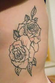 255 roses tattoos on lower back; Pin By Caitlin Kinne On Inked Rose Outline Tattoo Rose Tattoos Tattoos