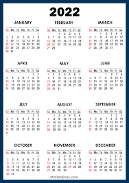 Maybe you would like to learn more about one of these? 2022 Calendar With Holidays Printable Free Blue Sunday Start Matildastory Com