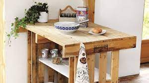 Fabriquer un ilot de cuisine en palettes. Diy Creer Un Ilot Central Avec Des Palettes Cote Maison