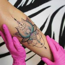 Color Lotus Trendy Tattoos Tattoo Trends Tattoos