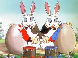 Caerbannog, gardien de la caverne de, lapin homicide du film sacré graal ! Dessin Anime Wd Les Petits Lapins Joyeux De Paques Ma Folie Des Fetes