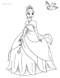 View all disney princesses coloring pages. Printable Princess Tiana Coloring Pages For Kids